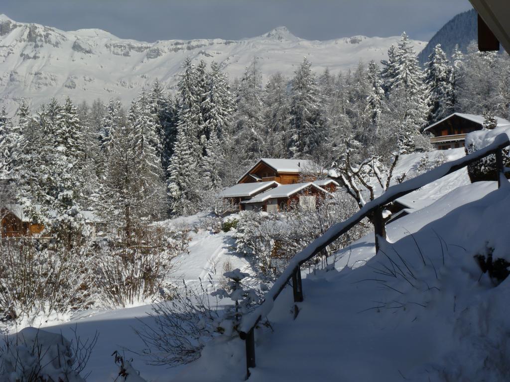 Chalet Des Alpes Acomodação com café da manhã Crans-Montana Exterior foto