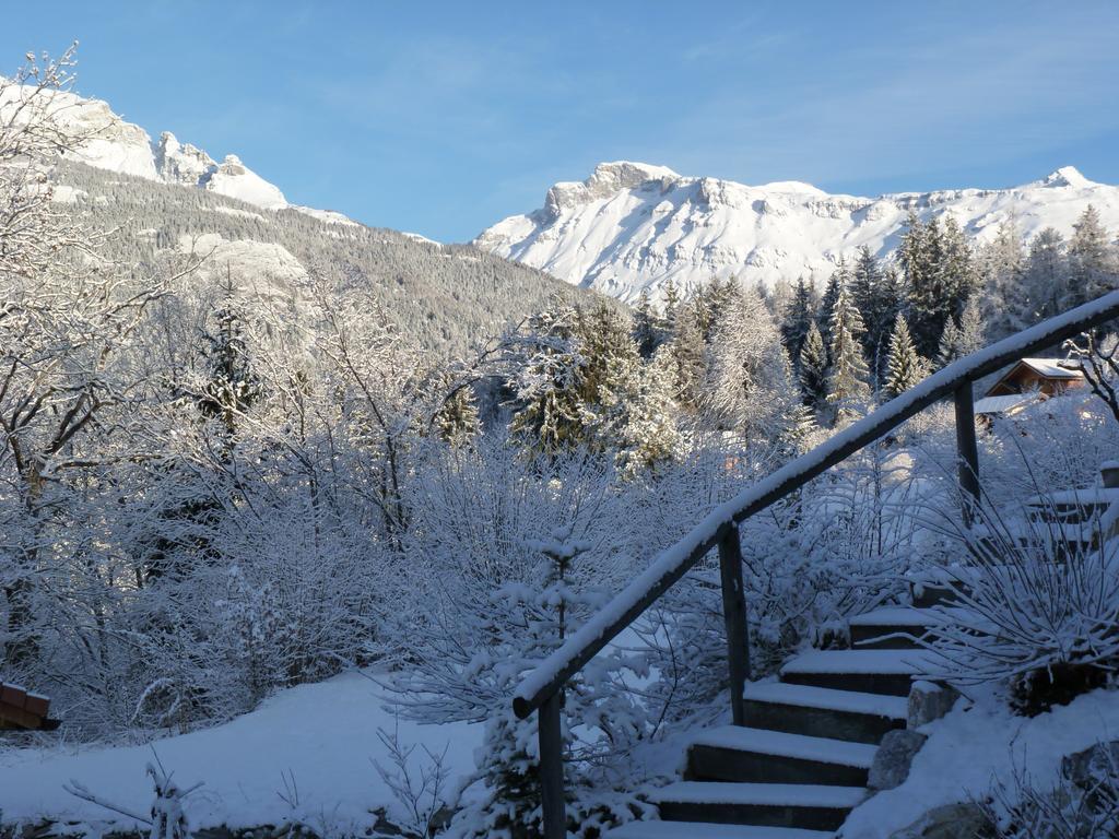 Chalet Des Alpes Acomodação com café da manhã Crans-Montana Exterior foto